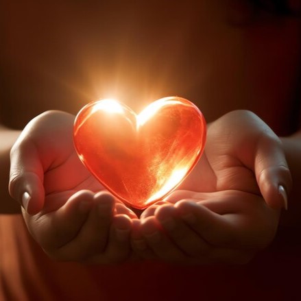 قلب نور دست light heart in hand